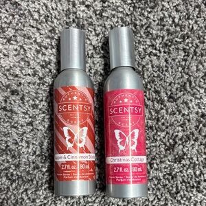Scentsy Red and Pink Room Sprays Set